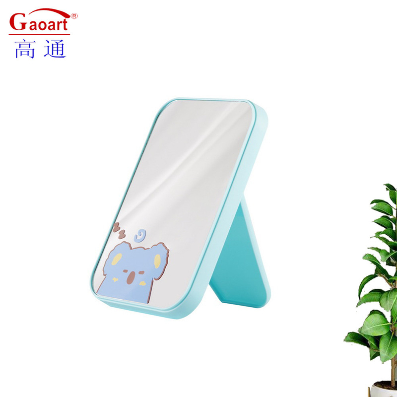 Top Fashion Design Style Standing Table Make Up Small Travel Cosmetic Makeup Desk Mirror