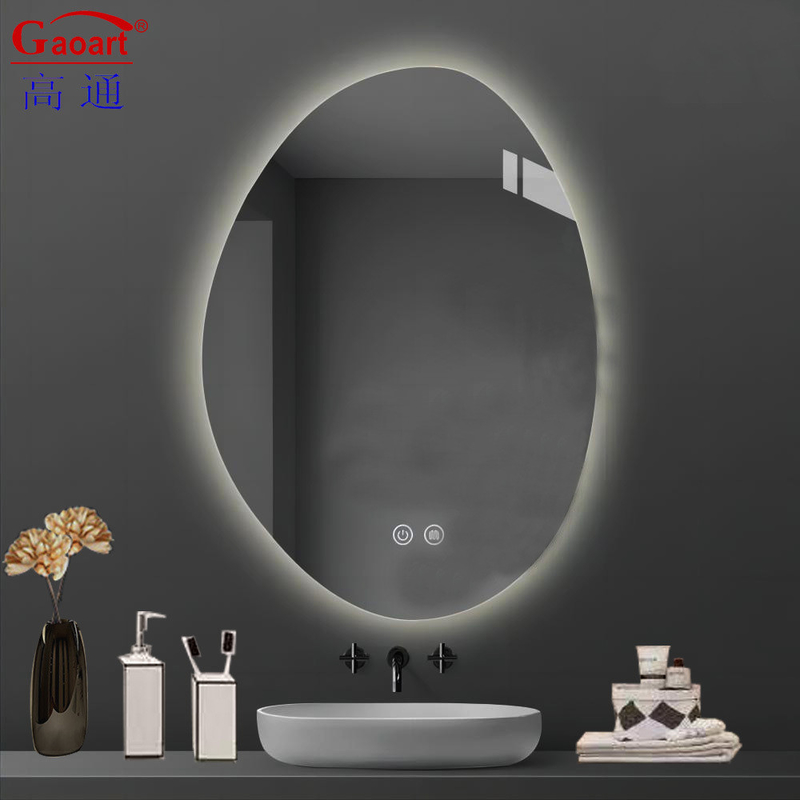 Custom Large Bathroom Espejo Inteligente Bath Wall Hanging With Led Mirror for Ever day