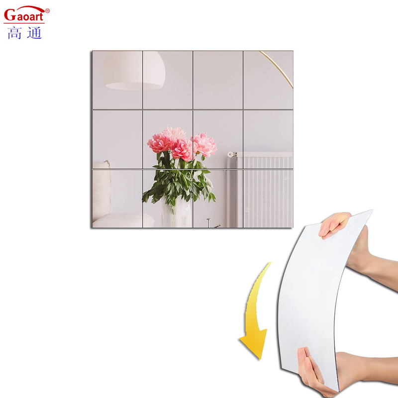 Acrylic Sheet Mirror Custom Design House Decor Wall Plastic Adhesive Stickers For Home