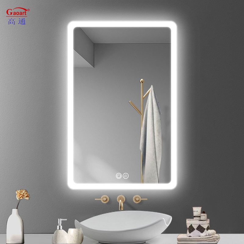 Modern Hello Kitty Fogless Shower Smart Makeup Portable Espejo Wall With Led Light Mirror