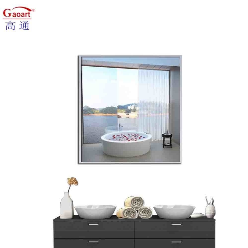 Variety Aluminium House Decor Mirror Black Aluminum Frame for Bathroom Decoration