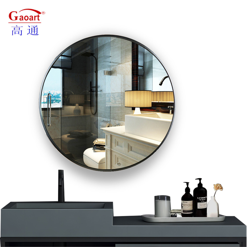 Customized Size Aluminum Unbreakable 50 Art Deco Wall Mirror for Modern Home Wineshop