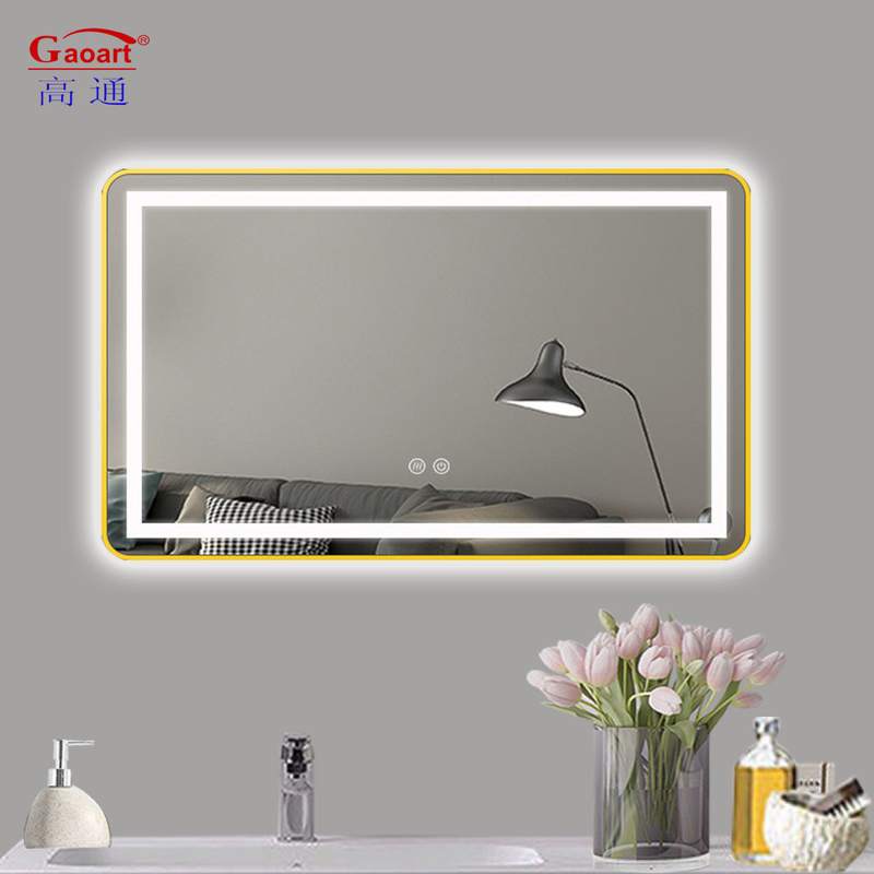Frameless Bathroom LED Mirror Light for Hotel Salon House Decor Smart Touch Screen