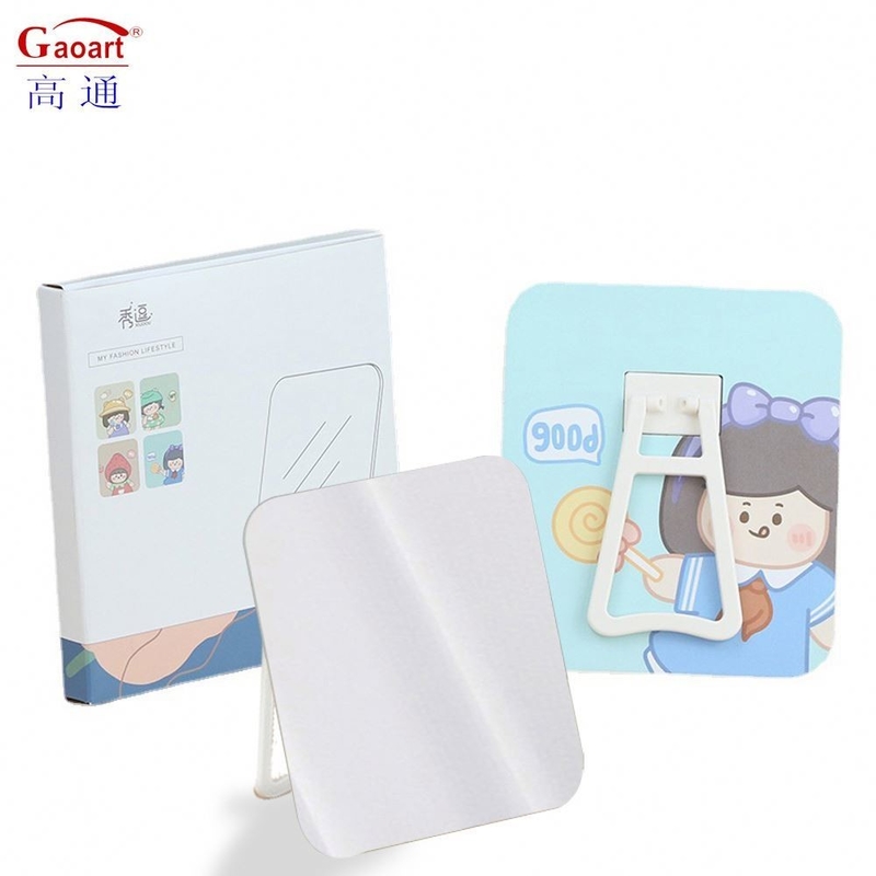 Everyday Design Pocket Adjustable Mini Cosmetic Table with Custom Round Make-Up Mirror