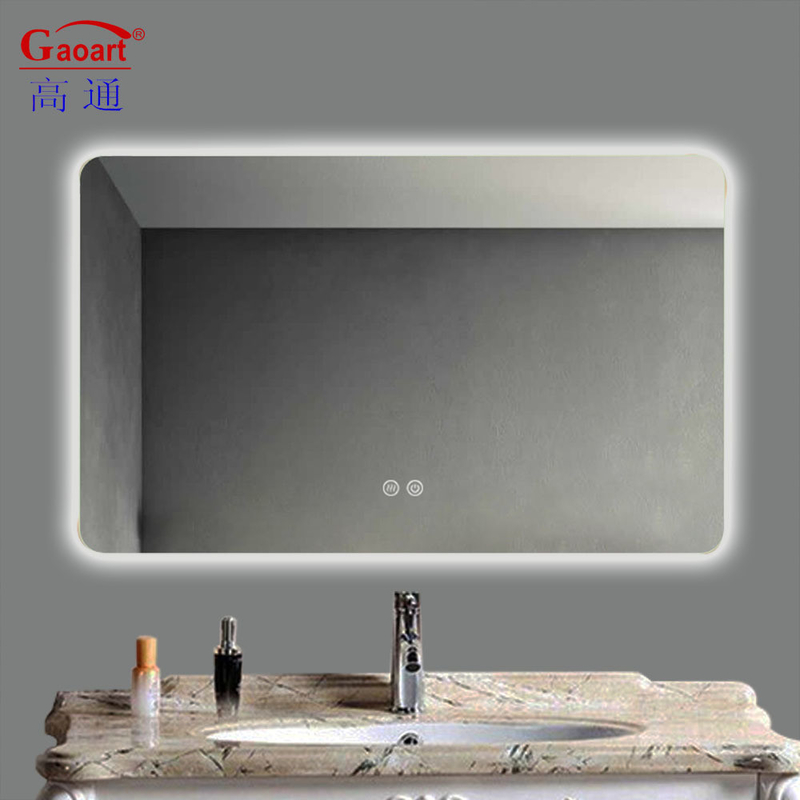 Modern Style Glass Mirror Backlit LED Touch Screen Bathroom Wall Salon Makeup Mirror
