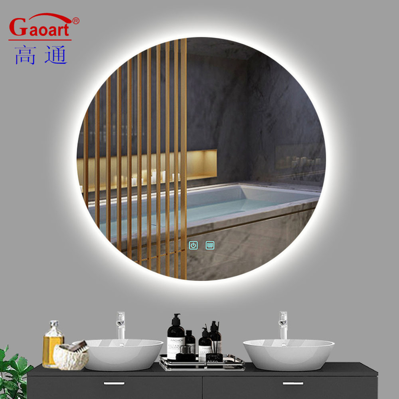 Modern Design Glass Mirror Backlit Bathroom Smart LED Touch Screen Makeup Mirror
