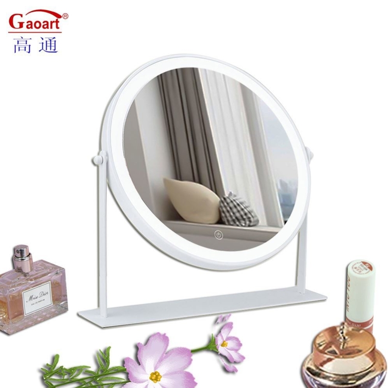 Compact Handheld LED Cosmetic Vanity Dressing Mirror For Makeup Individual Carton Packing