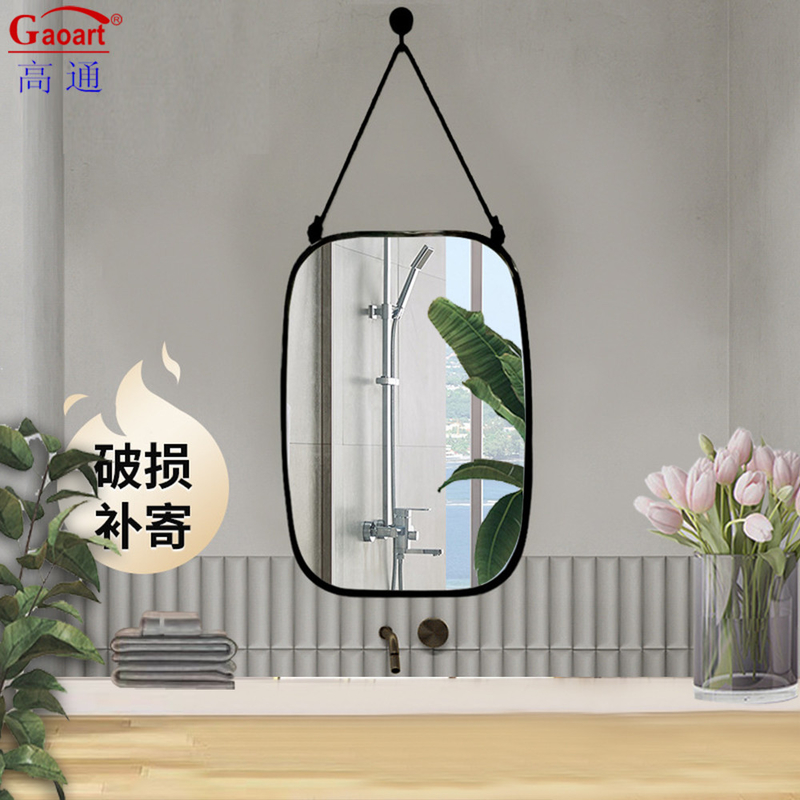 Vintage Home Decor Plastic Frame Mirror for Home Wineshop Bathroom Renovation