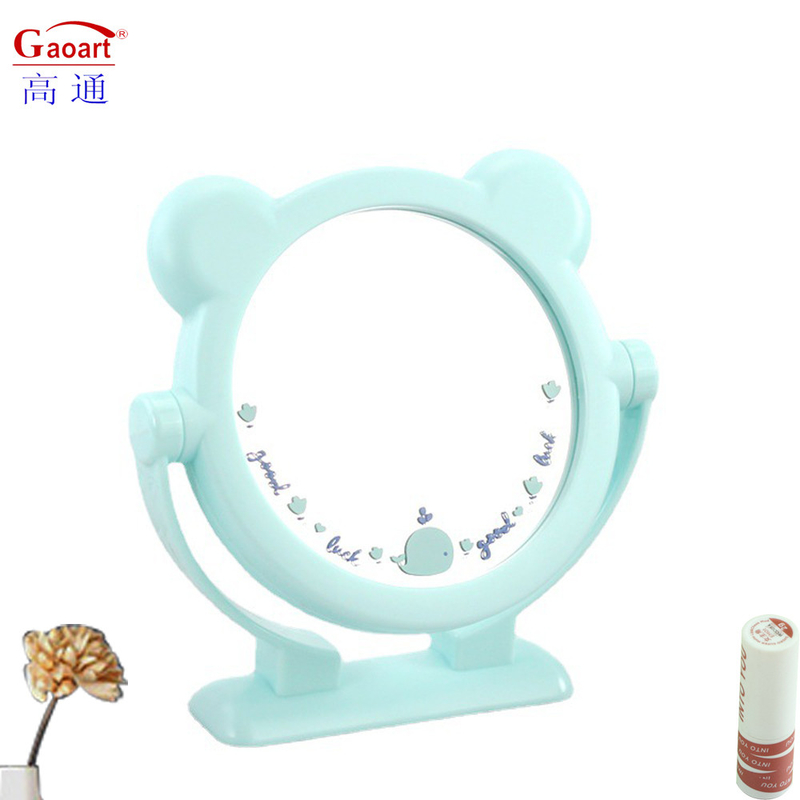 Modern Standing Desktop Vanity Portable Makeup Mirror for Yea Processing Customization