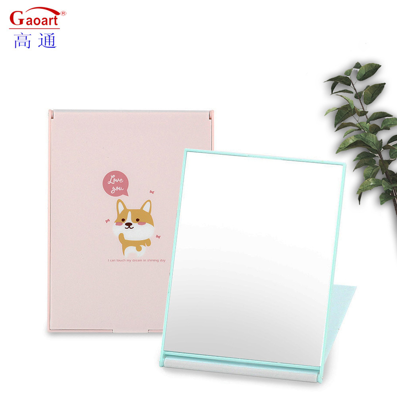 Standing Top Small Desktop Make-Up Travel Cosmetic Mirror The Listing Make Up Table