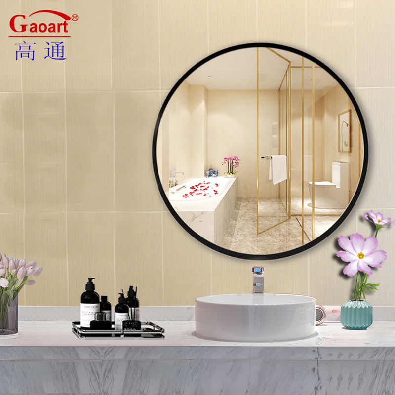 Modern Style Bathroom Vanity Decorative Silver Mirror for Home Gym Wall Decoration