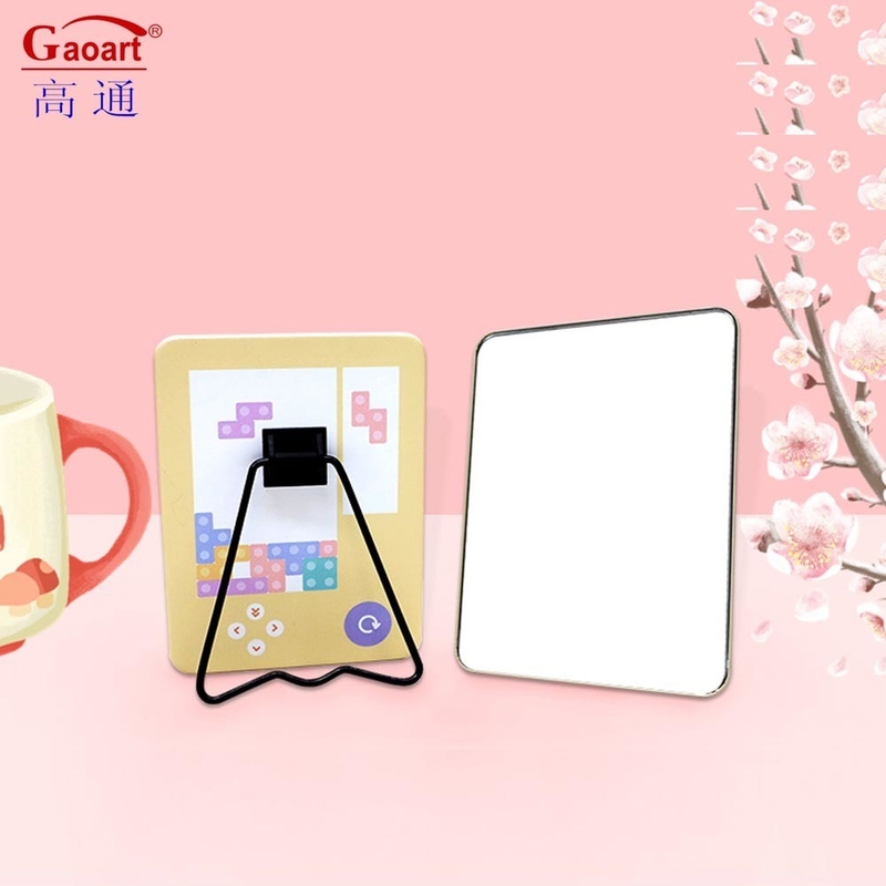 Portable Morden Style Cosmetic Table Desktop Make Up Top Standing Travel Cute Make-Up Small Makeup Desk Mirror