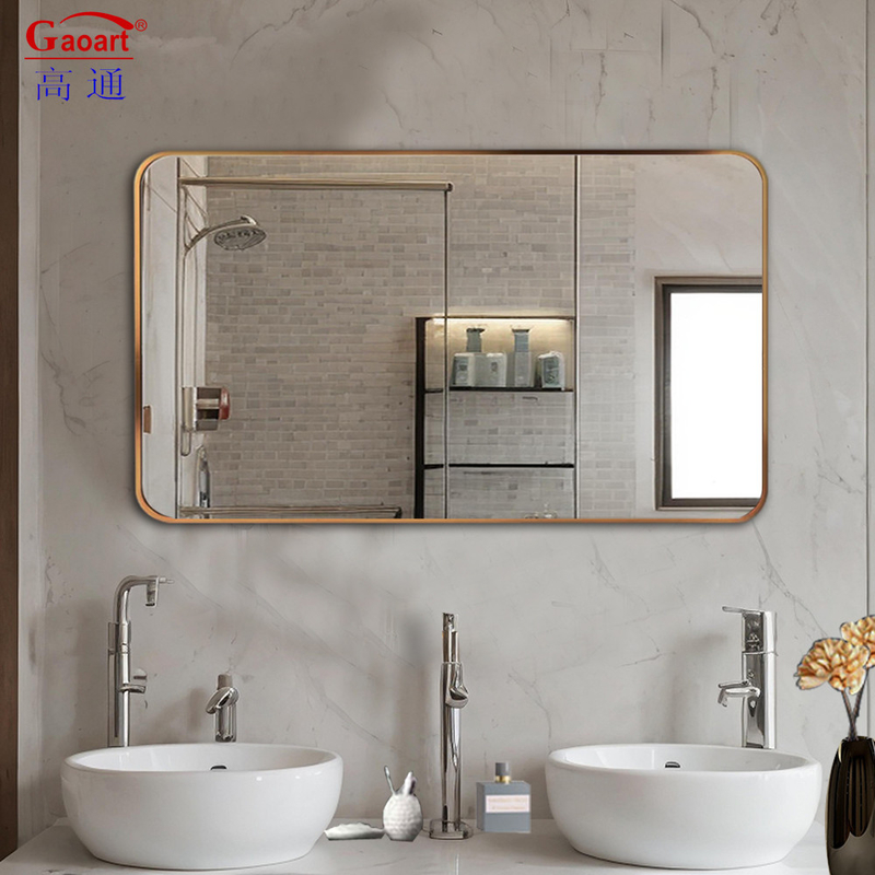 Ever day Occasion The Shape Modern Large Gold Frame Hanging Mirror for Wall Art Decor