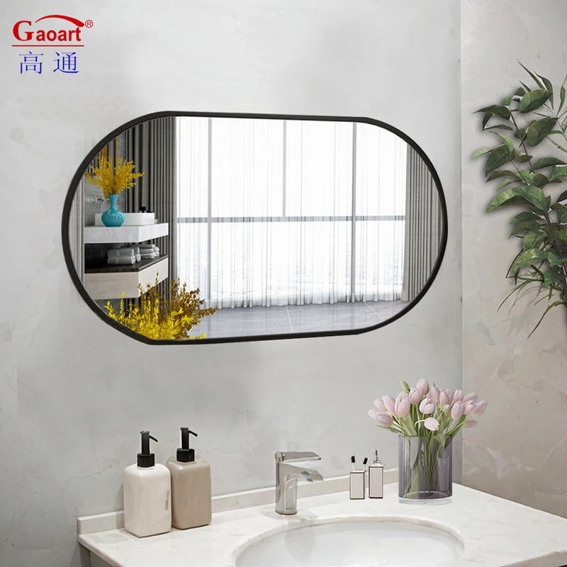 European Style Customized Size Wall Aluminum Framed Large Modern Hanging Gold Frame Mirror