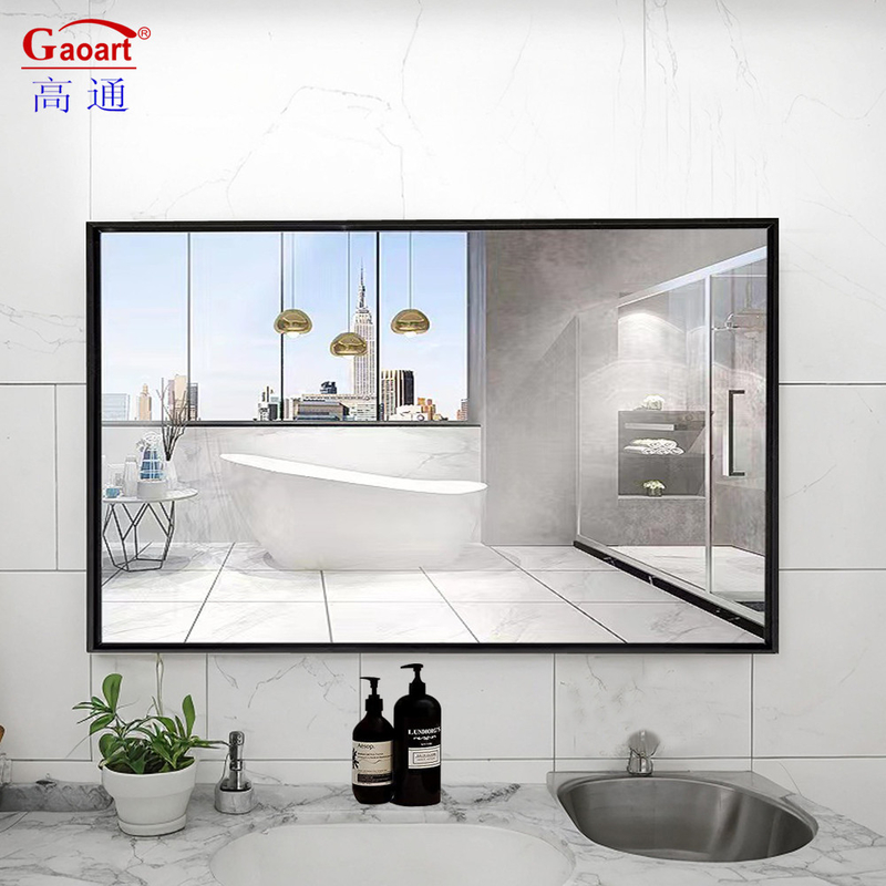Aluminium Frame Glass Mirror for Customized Size Wall Decoration in Bedroom or Bathroom