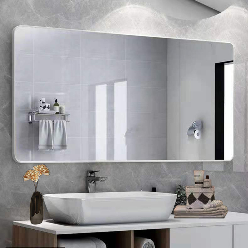Aluminium Alloy Frame Glass Mirror for Good Selling Customized Size Bathroom Stand