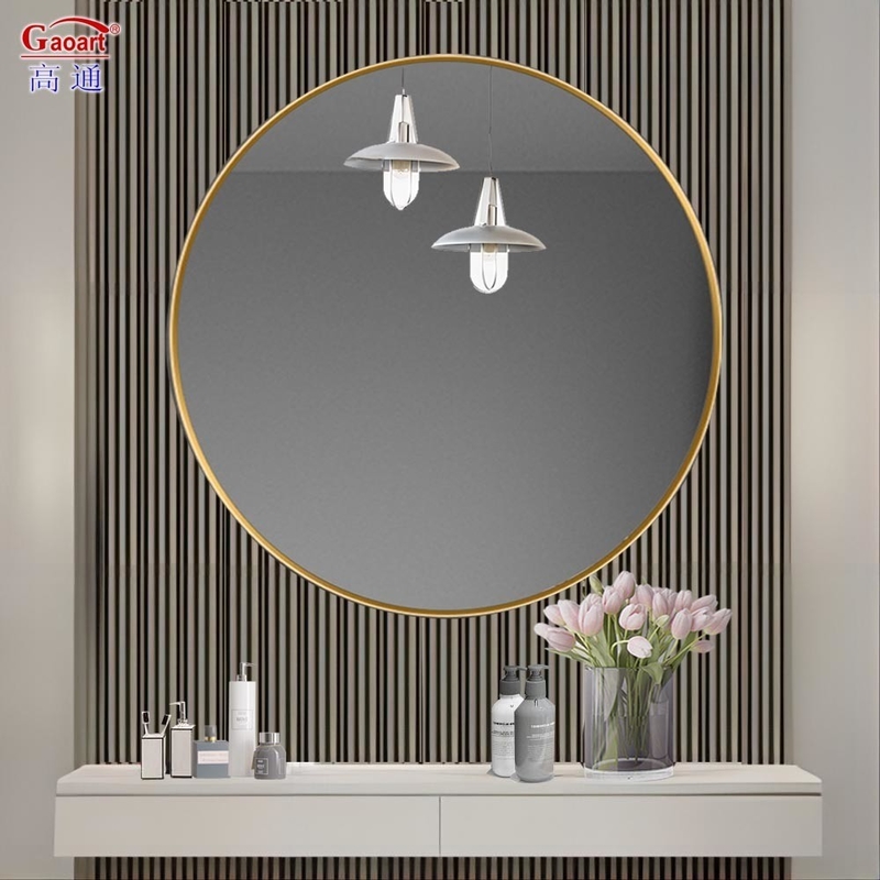 Customized Size Rectangular Style Silver Glass Wall Mirror for Modern Bedroom Decor