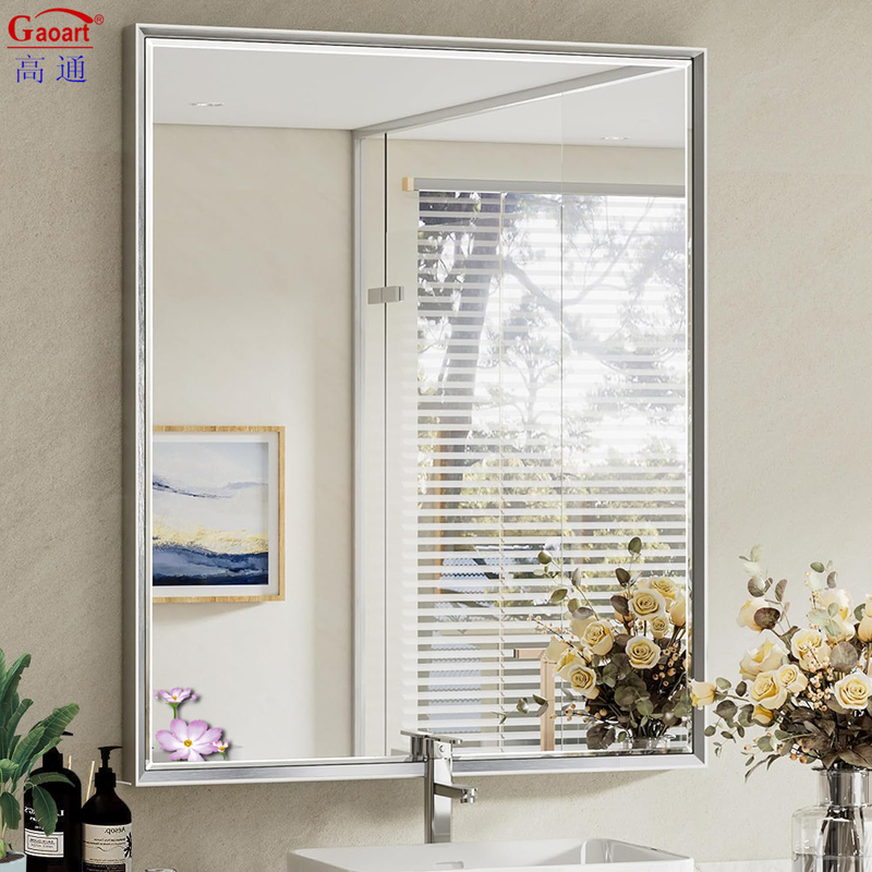 Home Wineshop Bathroom Decorative Nordic Modern Magic Plain Large Glass Wall Mirror