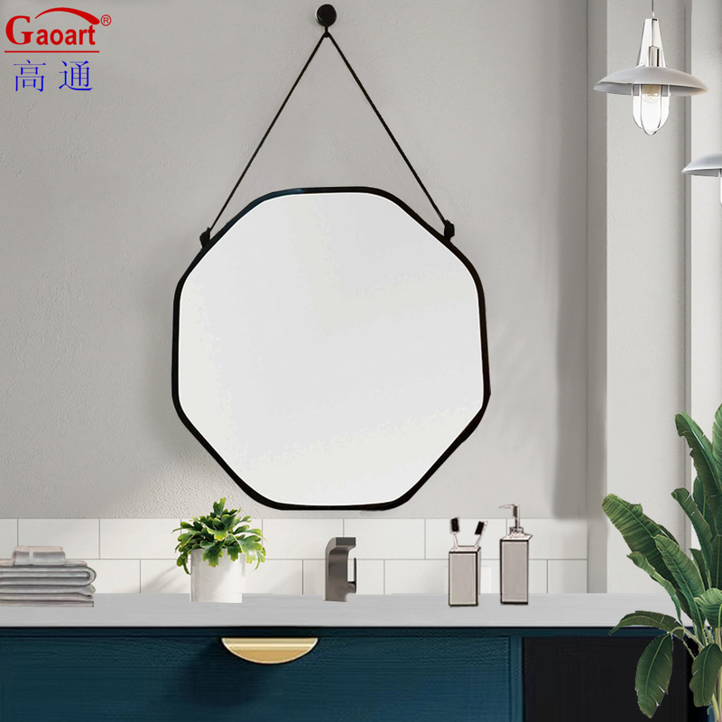 Art Deco Plastic Frame Mirror for Bathroom Decoration and Every Day