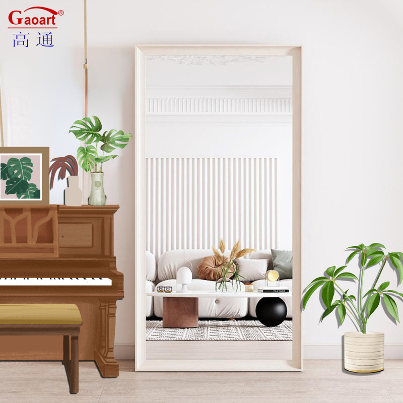 Every Day Vintage Decor Plastic Frame Full Mirror Ideal for Everyday Living Room