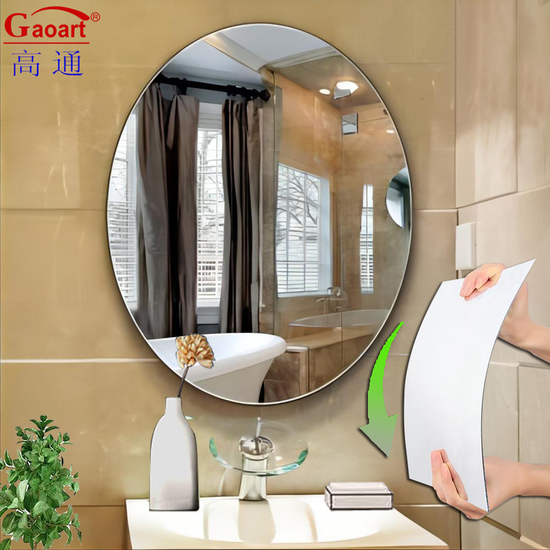 Acrylic Modern Wall Mirror For Daily Home Decor 30Pcs Per Box